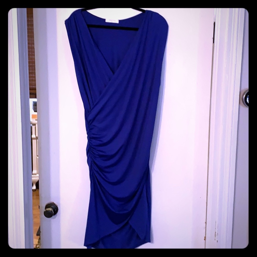 Blue Fitted Dress